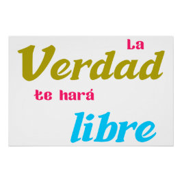 Póster La verdad te hará libre Poster