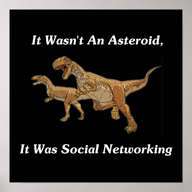 Poster La Véritable Cause De L'Extinction Du Dinosaure (Devant)