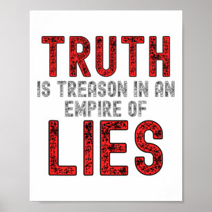 Poster La Vérité Est La Trahison Dans Un Empire De Menson