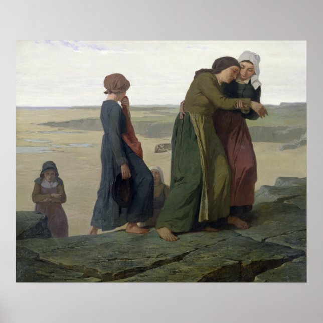Poster La veuve ou la famille du pêcheur (Devant)