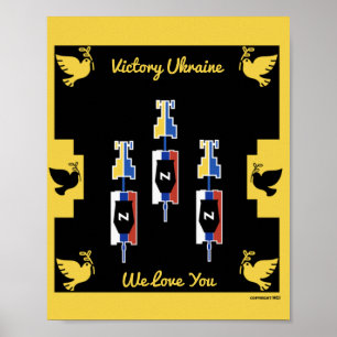 Poster La victoire de l'Ukraine