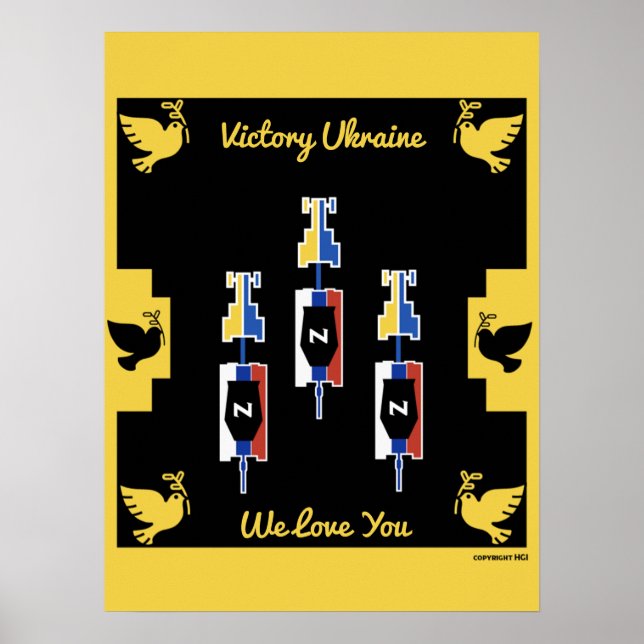 Poster La victoire de l'Ukraine (Devant)
