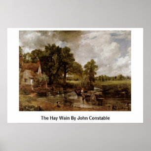 Poster La Victoire Du Foin De John Constable