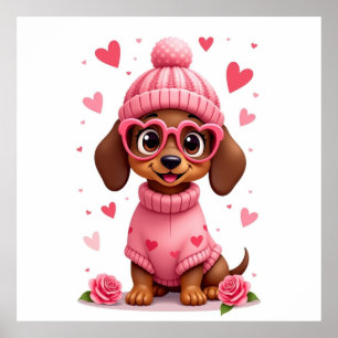 Poster la vie amoureuse du chien d'anniversaire de la Sai