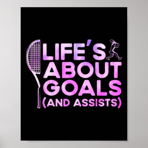 Poster La vie au sujet des objectifs et des sports
