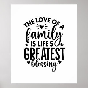 Poster La vie de famille, la plus grande bénédiction des 