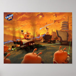 Poster La vie de galaxie d'affiche