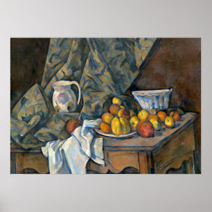Poster La vie de Paul Cezanne   toujours avec des pommes