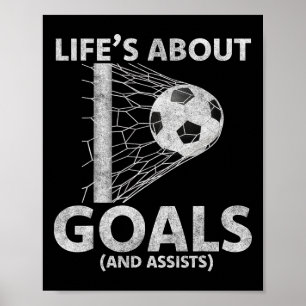 Poster La vie du football est à propos des buts Amoureux 