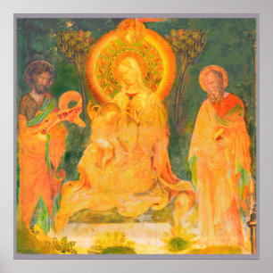 Poster La vie d'Urbino de Jean-Baptist par Salimbeni
