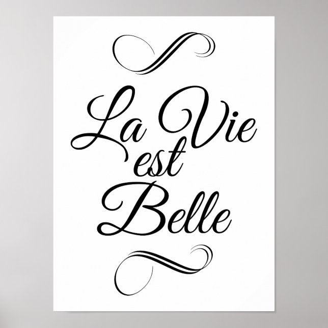 Poster La vie est belle (Devant)