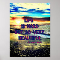 "La vie est dure", citation d'Abraham Lincoln