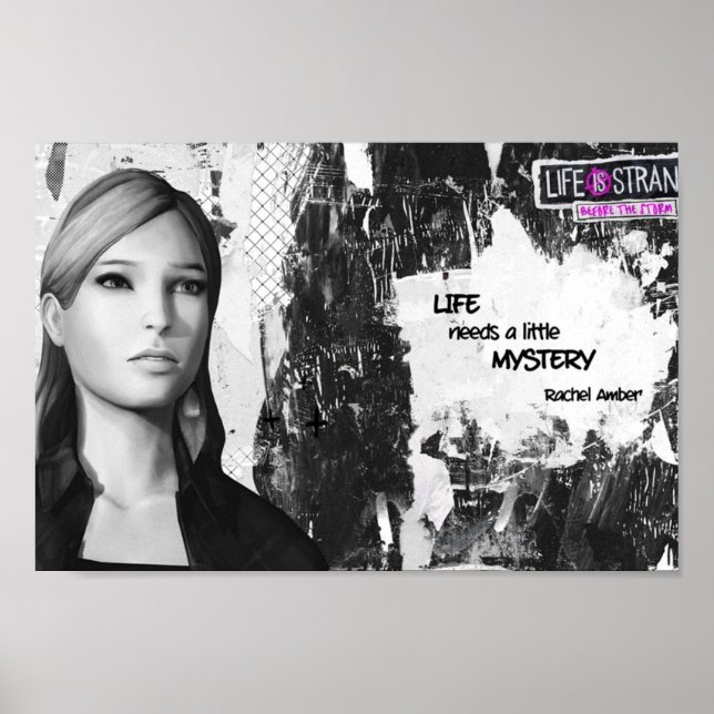 Poster La Vie Est Étrange Avant La Tempête Rachel Amber Q (Devant)