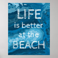 La vie est meilleure à la plage La coutume côtière