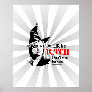Poster La vie est un B ne votent pas pour un