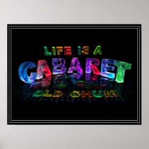 Poster La vie est un cabaret, un vieux chum