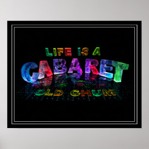 Poster La vie est un cabaret, un vieux chum