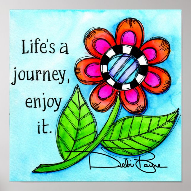 Poster La vie est un voyage (Devant)