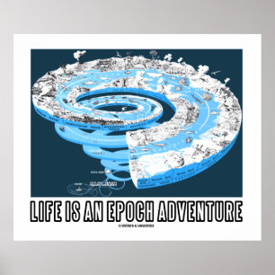 Poster La Vie Est Une Aventure Époque (Temps Géologique)
