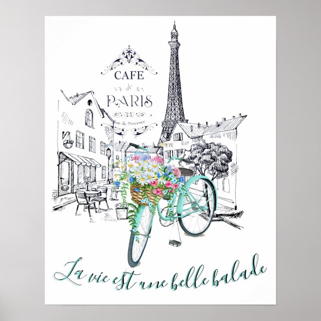 Poster La vie est une belle balade (Devant)