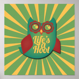 Poster La vie est une chouette de Hoot