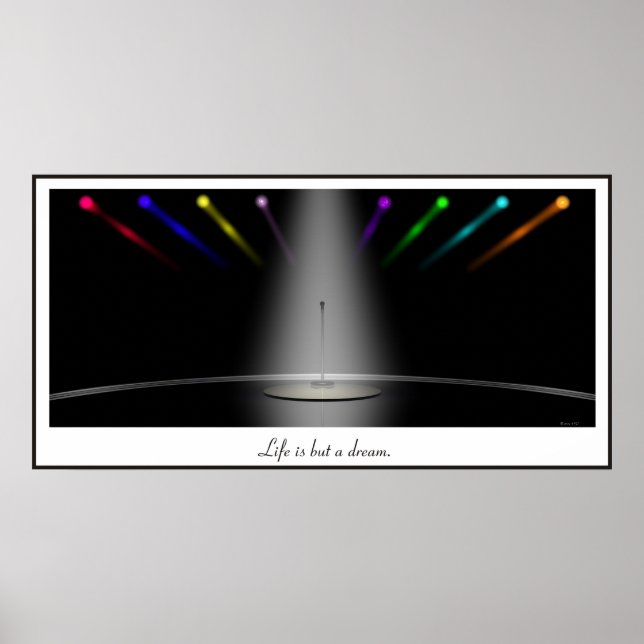 Poster La vie n'est qu'un rêve. (Devant)