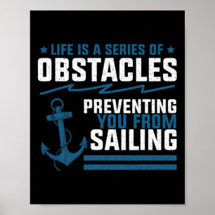Poster La vie n'est qu'une série d'obstacles qui jettent