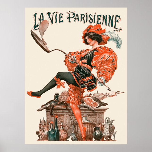 Poster La Vie Parisienne - Le seigneur Carnaval (Devant)