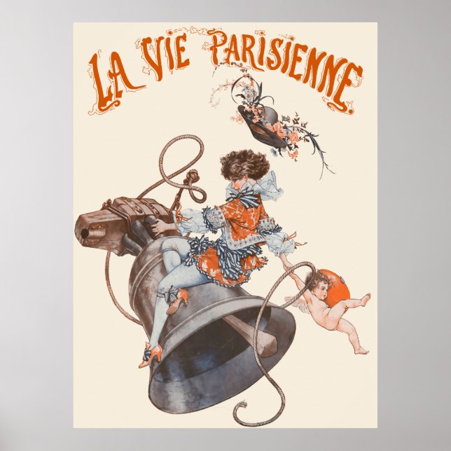 Poster La vie parisienne - Les cloches de Pâques (Devant)