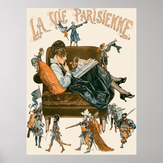 Poster La Vie Parisienne - L'histoire de France (Devant)