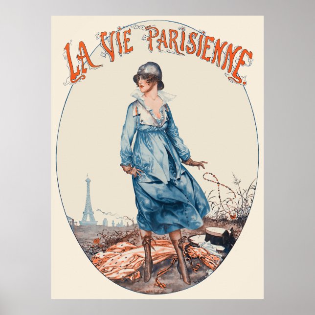 Poster La Vie Parisienne - Lutetia Juin MCMXVIII (Devant)