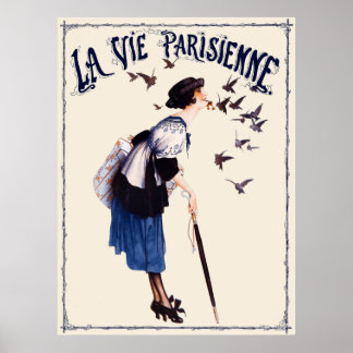 Poster La Vie Parisienne - Pour Obéir aux règlements