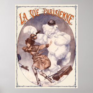 Poster La Vie Parisienne - Sauve Qui Peut ! Voici L'Hiver