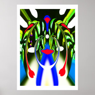 Poster La vie plante Alien de l'art