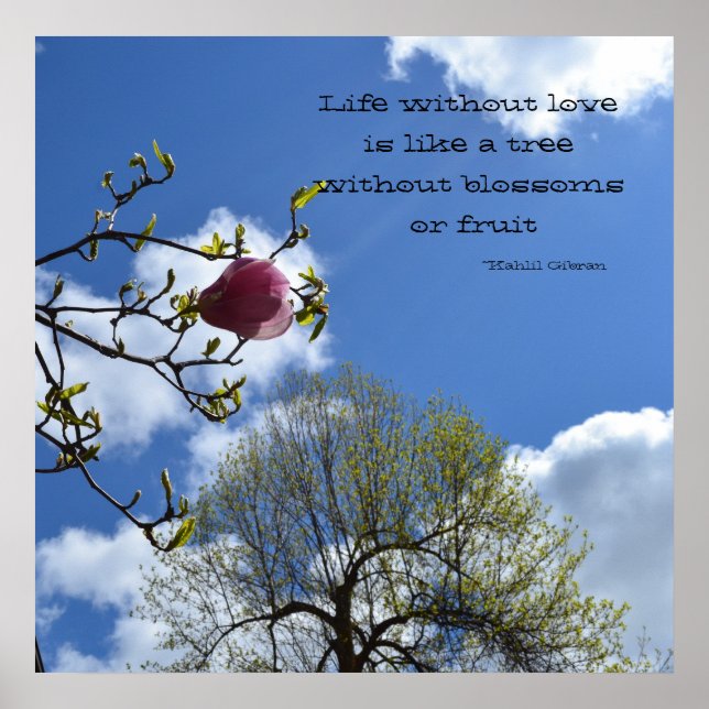 Poster La vie sans amour est comme (Devant)