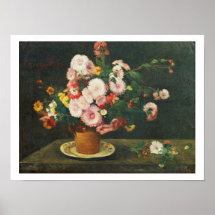 Poster La vie toujours avec des asters