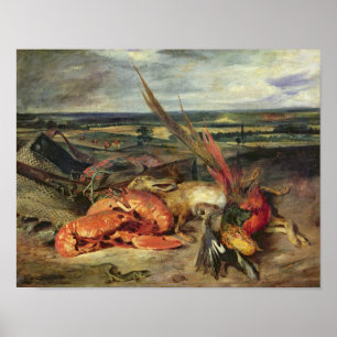 Poster La vie toujours avec des homards, 1826-27