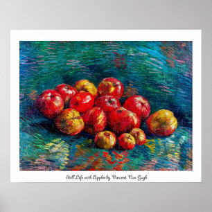 Poster La vie toujours avec des pommes par Vincent van