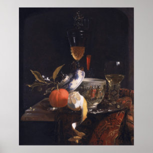 Poster La vie toujours avec le pot chinois de sucre