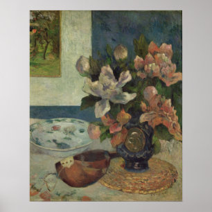 Poster La vie toujours avec une mandoline, 1885