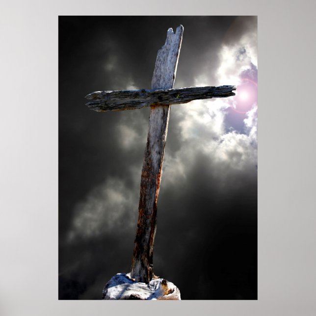 Poster La vieille croix robuste (Devant)