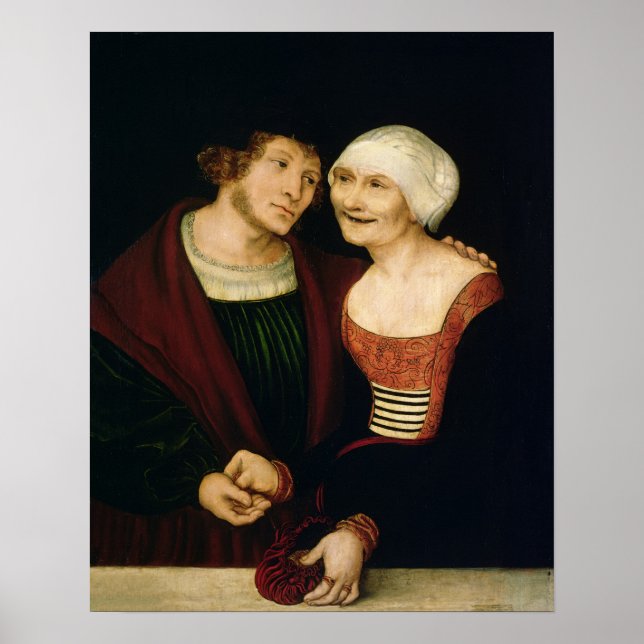 Poster La Vieille Femme Infantée (Devant)