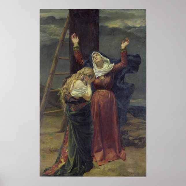 Poster La Vierge au pied de la Croix (Devant)