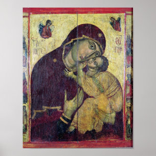 Poster La Vierge Eleousa, de Nessebar