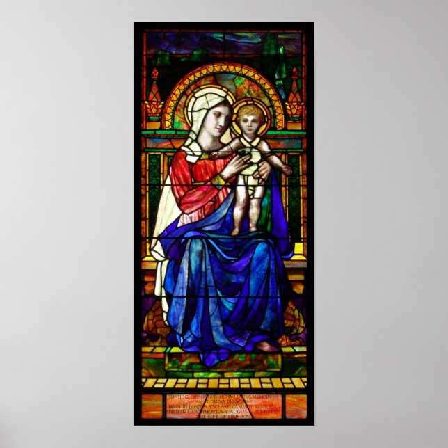 Poster La Vierge et le verre de l'enfant (Devant)