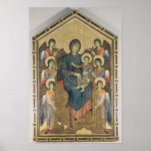 Poster La Vierge et l'Enfant en Majesté