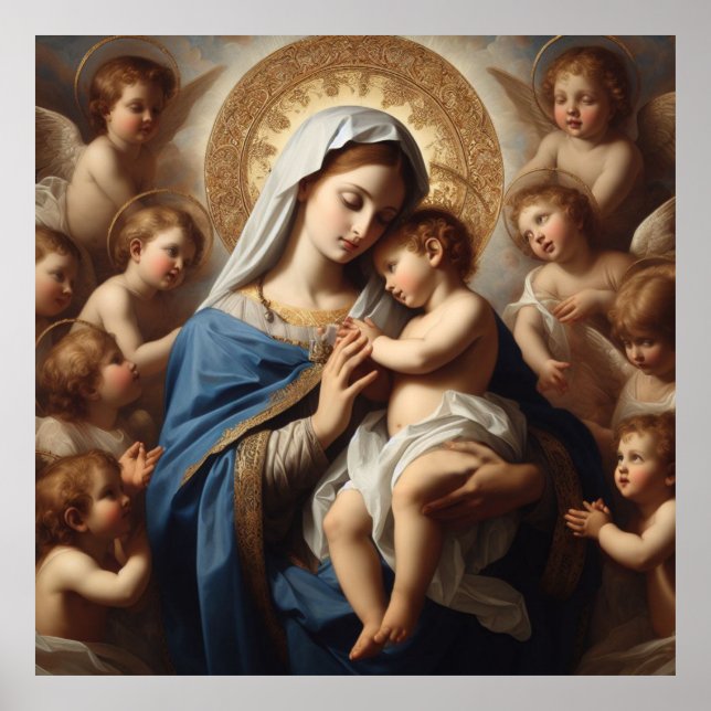 Poster La Vierge Marie (Devant)