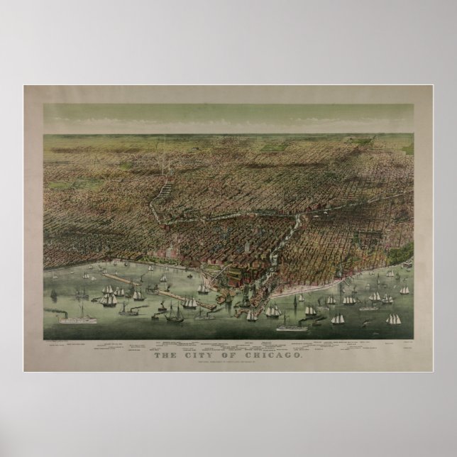 Poster La ville de Chicago (Devant)