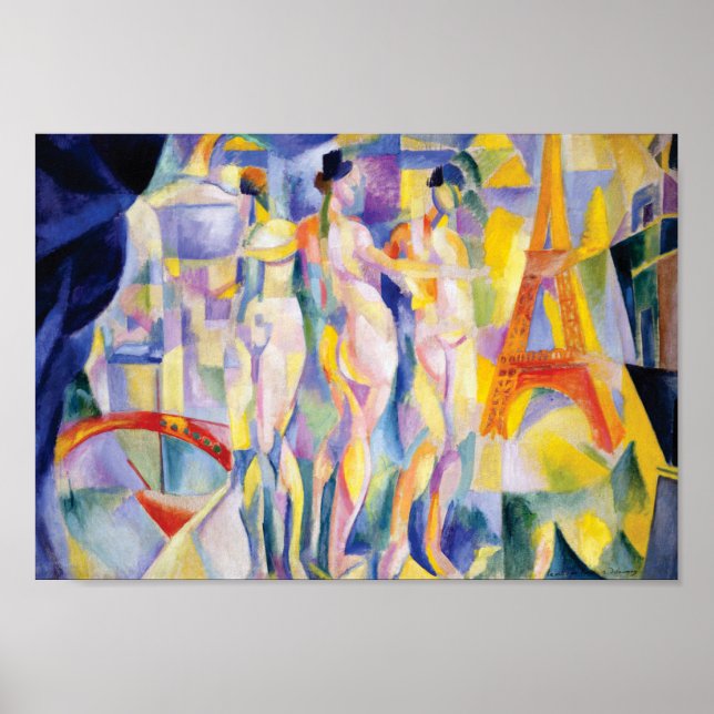Poster La Ville de Paris par Robert Delaunay (Devant)