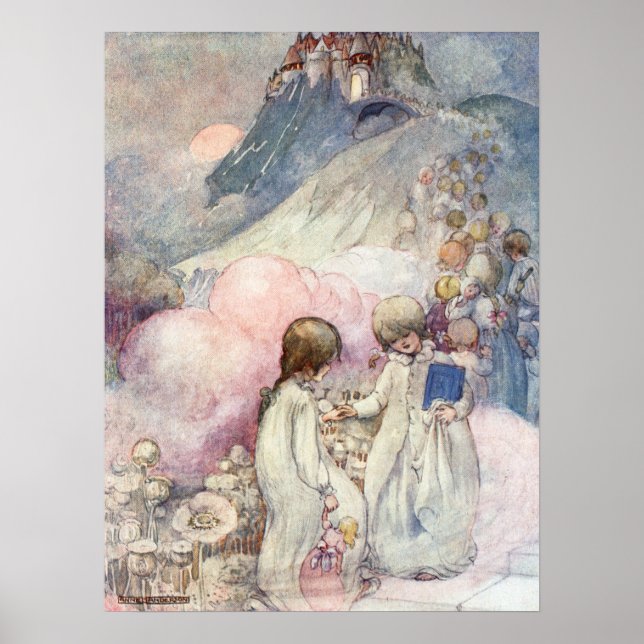 Poster La ville du sommeil par Anne Anderson (Devant)